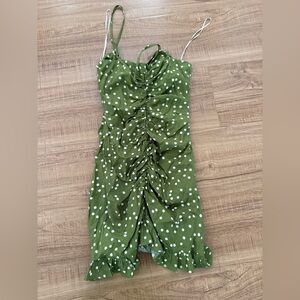 Green Polka Dot Dress